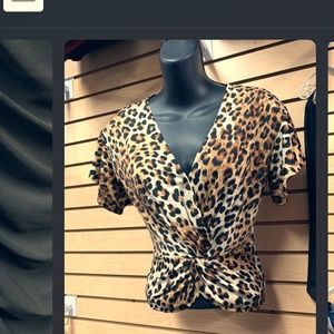 Cheetah Print Crop Top